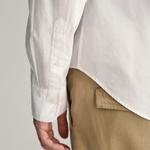 GANT Erkek Beyaz Slim Fit Düğmeli Yaka Broadcloth Gömlek