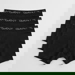 GANT Erkek Siyah Slim Fit Logolu Boxer