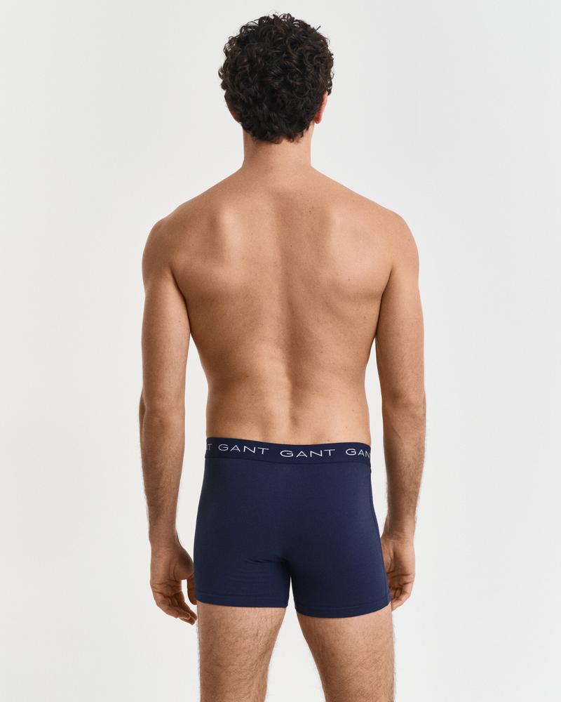 GANT Erkek Lacivert Slim Fit Logolu Boxer