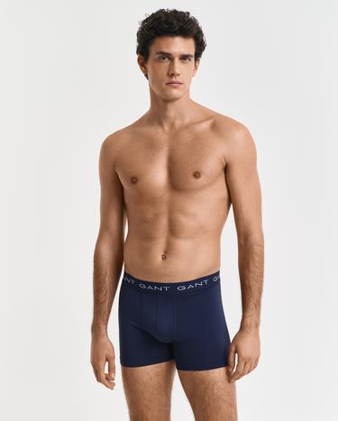 GANT Erkek Lacivert Slim Fit Logolu Boxer