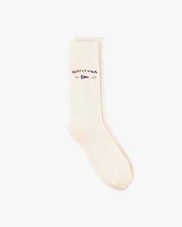 GANT Unisex Krem Çorap