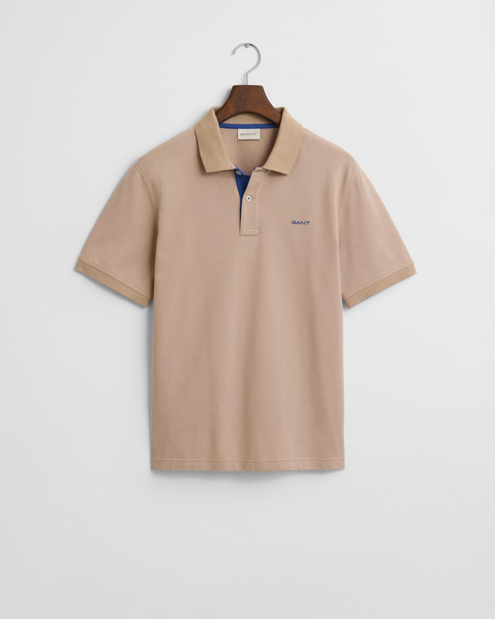 GANT Erkek Bej Regular Fit Polo