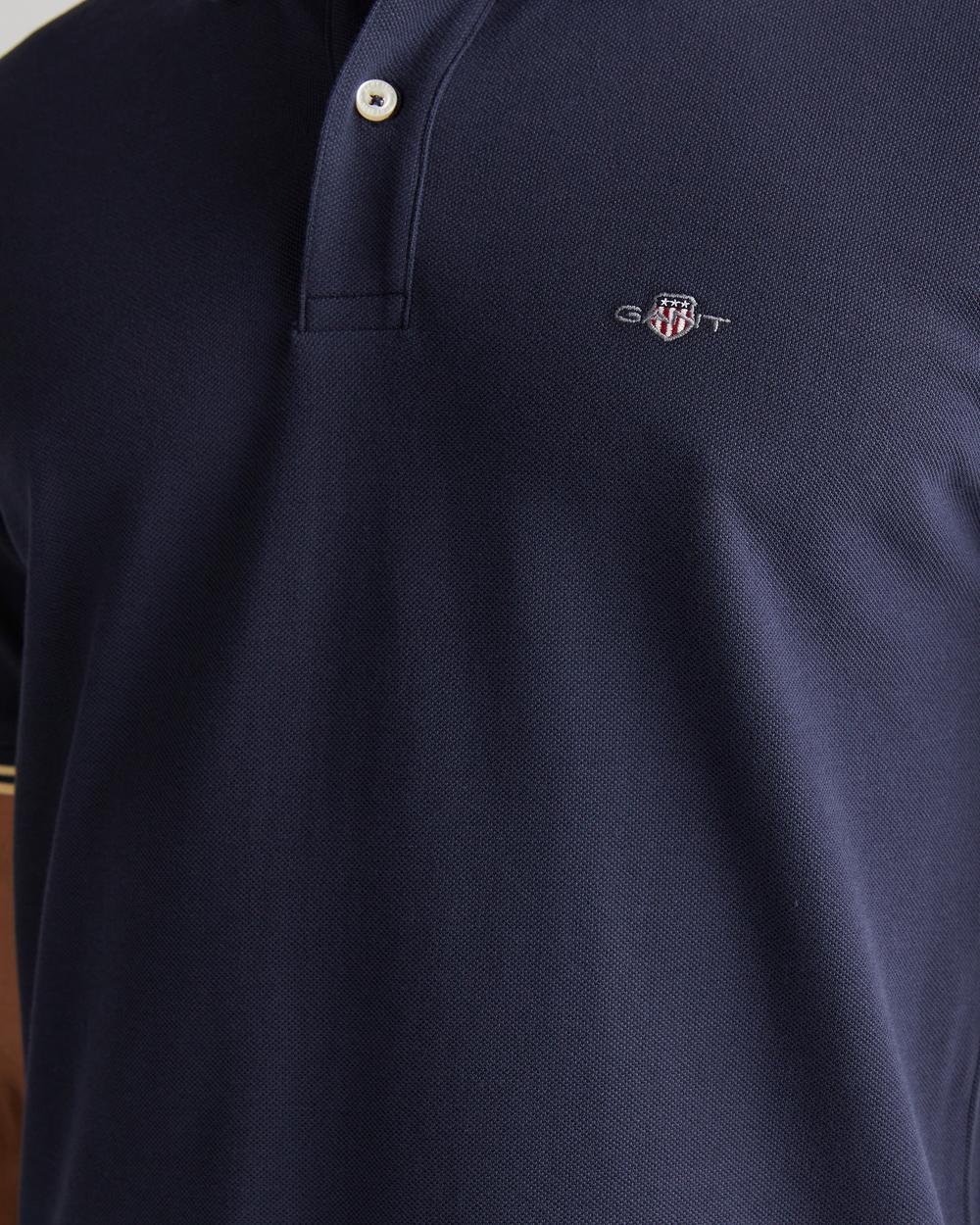 GANT Erkek Lacivert Regular Fit Polo