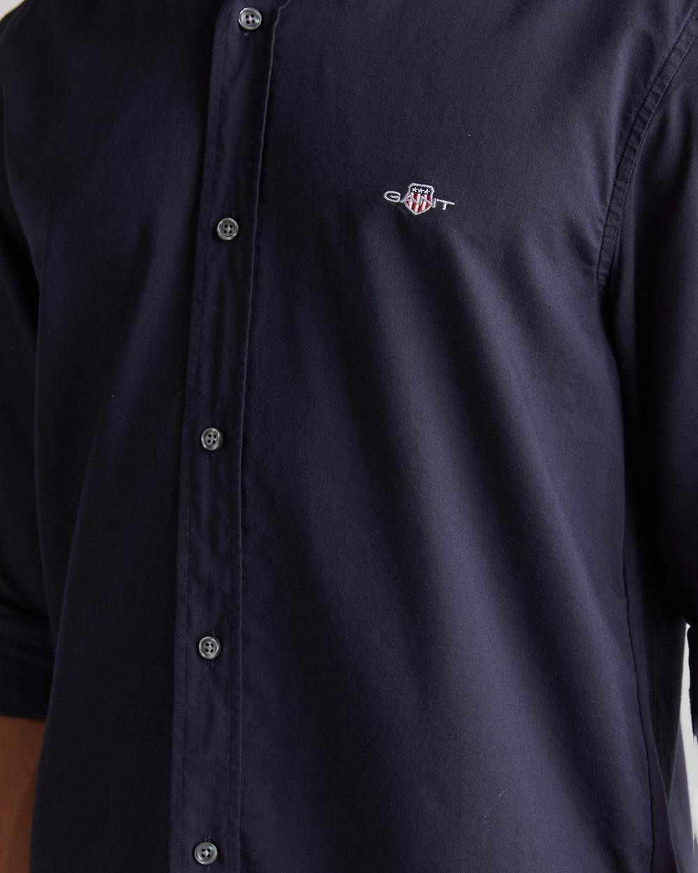 GANT Erkek Lacivert Regular Fit Düğmeli Yaka Gömlek
